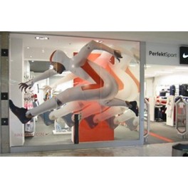 Imagin decorazioni su superfici trasparenti 