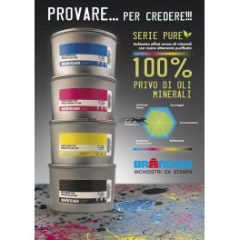 Inchiostro offset brancher serie Quadri Pure 
