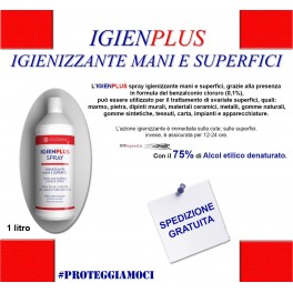 IGIENPLUS SPRAY IGIENIZZANTE MANI E SUPERFICI - 1000ml