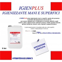 IGIENPLUS SPRAY IGIENIZZANTE MANI E SUPERFICI - 5000ml