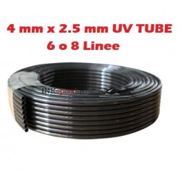 Tubo in pvc uv 4 mm x 2,5 mm 6 o 8 linee