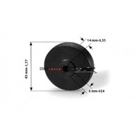 Ruota di trasporto in plastica Roland 700 Mabeg