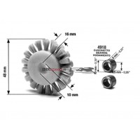 Ruota bianca a spazzola per carta KBA Rapida104 KBA Rapida105 KBA Rapida 142 KBA Rapida162