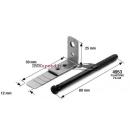 Linguetta Separafoglio con pilastrino KBA Rapida 104 KBA Rapida 105 KBA Rapida 142 KBA Rapida 162