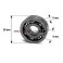 Cuscinetto per Rulli inchiostratori Heidelberg