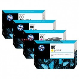 Testine di Stampa e Dispositivo di Pulizia HP80