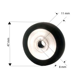 Ruota di trasporto Heidelberg SORM SORD SORS SM 72 SM 74 SM 102 XL 105 XL