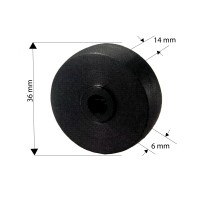 Ruota di trasporto in plastica Mabeg