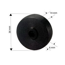 Ruota di trasporto in plastica Mabeg