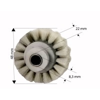 Ruota a spazzola bianca KBA Rapida 105 KBA Rapida 142 KBA Rapida 162