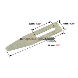 Linguette separafoglio Komori GL840 HPC - SX40