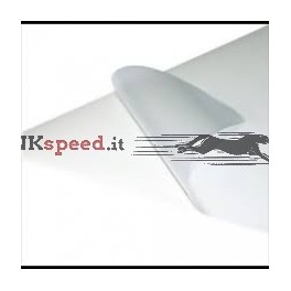 Poliestere adesivo bianco matt frontale 50my formato A3+(33x48)