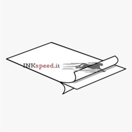 Raso adesivo acetato bianco lucido - laser e termico frontale 120 gr A3+(33x48)
