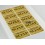 Poliestere adesivo oro matt frontale 50my formato 32X45