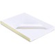 Carta adesiva VELLUM bianca frontale formato A3+(33x48) 73 gr