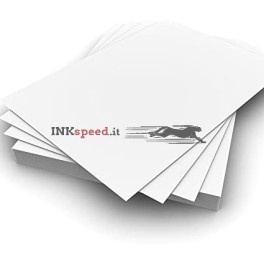 Carta adesiva patinata bianca frontale formato A3+(33x48) 90 gr