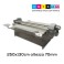 Stampante UV LED PS2513 Flatbed 250x130cm x H7cm (CMYK+Bianco+Vernice)