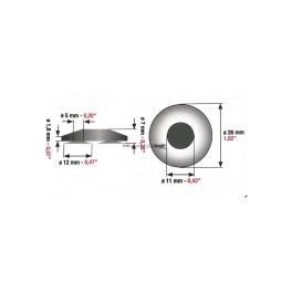 Ventose per mettifoglio komori L28/L29