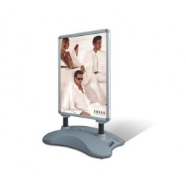 Espositore Poster Bifacciale con tanica riempibile